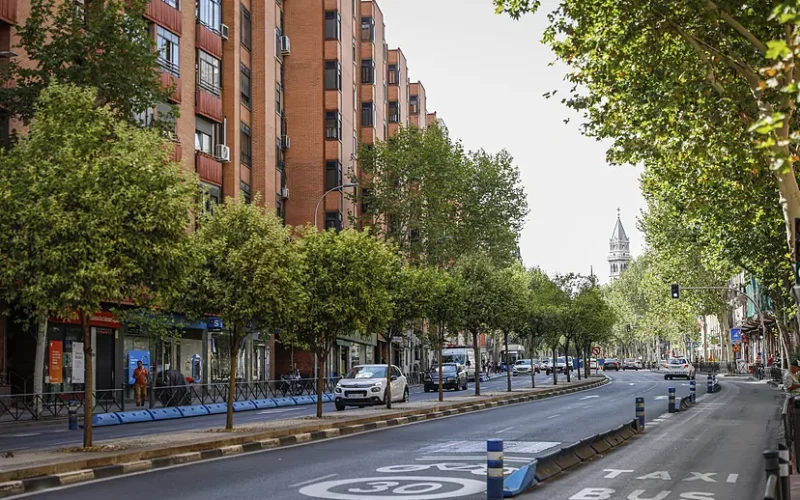 avenida Madrid en Barcelona